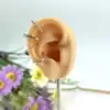 ensemble de 3 anneaux d'oreille