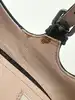 escarpins/ chaussures miu miu en cuir verni à double bride avec talons compensés