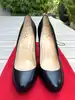 escarpins en talon 11 cm christian louboutin fifi en cuir noir