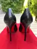 escarpins en talon 11 cm christian louboutin fifi en cuir noir