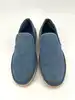 espadrilles / chaussures louis vuitton en denim damier bleu
