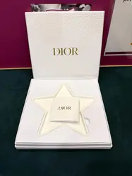etoile dior en céramique blanc (vide poche ou décoration)