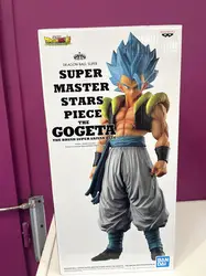figurine super master stars piece - dragon ball super - gogeta super saiyan bleu