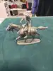 figurines en plomb soldats de la grande armée napoléonienne - chirurgien de première classe, cheval d'officier d'ordonance