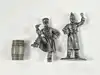 figurines en plomb soldats de la grande armée napoléonienne - fusiller de l'infanterie de ligne, aide maréchal