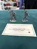 figurines en plomb soldats de la grande armée napoléonienne - grenadier à pied de la guarde, fusil et chapeau du grenadier à pied 