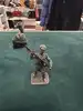 figurines en plomb soldats de la grande armée napoléonienne - grenadier à pied de la guarde, fusil et chapeau du grenadier à pied 
