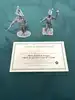 figurines en plomb soldats de la grande armée napoléonienne - offcier d'infanterie de la ligne, officier des grenadiers à pieds de