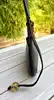 jacquemus sac le bisous perle en cuir noir lisse