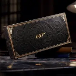 james bond boîte de cartes à jouer james bond gold edition