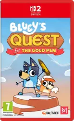 jeu nintendo switch 2 bluey's quests for the gold pen