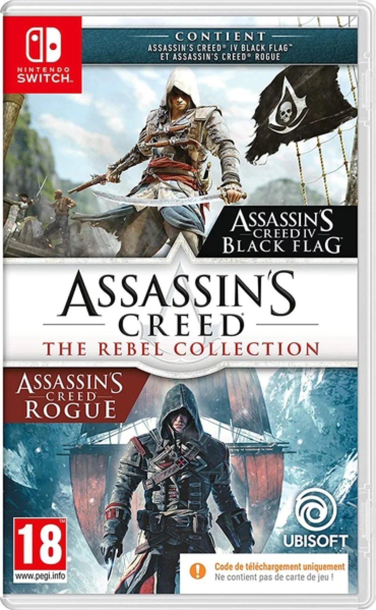 Jeu Nintendo Switch Assassin's Creed The Rebel Collection (Code in a Box) Switch