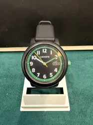 lacoste montre à mouvement à quartz trois aiguilles pour enfants collection lacoste.12.12 kids avec bracelet en silicone