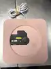 lecteur cd astronord avec bluetooth et télécommande - radio fm / microsd / aux 3,5 mm - rose