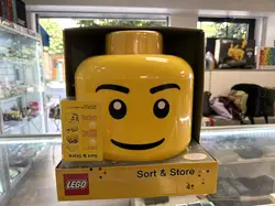 lego head sort and store conteneur de rangement et de tri pour lego en forme de tête