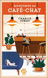 livre bienvenue au café - chat