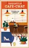 livre bienvenue au café - chat