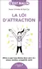 livre c'est malin poche : la loi d'attraction, c'est malin