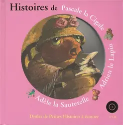livre histoires de pascale la cigale liv - cd