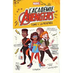 livre l'académie avengers tome 1 : la rentrée