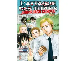 livre l'attaque des titans -  - junior high school tome 3