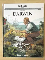 livre le monde volume 28 - darwin tome 2 - les grands personnages de l'histoire en bandes dessinées