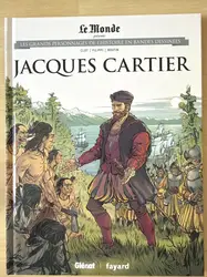 livre le monde volume 30 - jacques cartier - les grands personnages de l'histoire en bandes dessinées