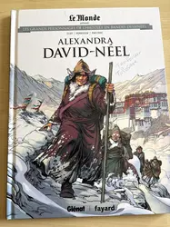 livre le monde volume 43 - alexandra david-néel - les grands personnages de l'histoire en bandes dessinées