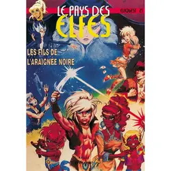 livre le pays des elfes tome 21 : les fils de l'araignee noire