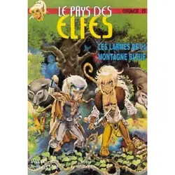 livre le pays des elfes tome 23 : les larmes de la montagne bleue