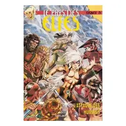livre le pays des elfes tome 24 : l'attaque des humains