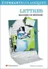 livre lettres