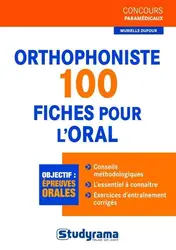 livre orthophoniste - 100 fiches pour l'oral