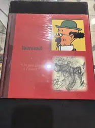 livre tintin monographique tournesol "un peu pls à l'ouest !"
