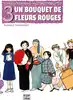 livre un bouquet de fleurs rouges