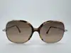 lunettes de soleil vanessa bruno zippy 01 écaille marron et métal doré