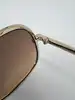 lunettes de soleil vanessa bruno zippy 01 écaille marron et métal doré