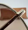 lunettes de soleil vanessa bruno zippy 01 écaille marron et métal doré