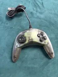 manette microsoft sidewinder plug & play pc game pad vert usb