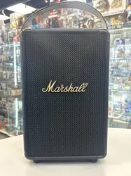 marshall tufton - haut - parleur - pour utilisation mobile - sans fil - bluetooth - tridirectionnel - noir et laiton