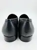 mocassins chanel en cuir noir
