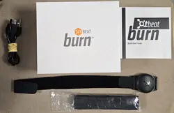 moniteur de fréquence cardiaque otbeat burn 5.0 - orangetheory fitness - heart rate monitor - noir