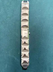 montre d&g dolce & gabbana - time en métal argentée