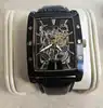 montre pierre lannier tonneau 306c4 - automatique - bracelet cuir