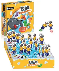nathan - le loup en chaussettes - jeu de mémoire et apprentissage des couleurs dès 4 ans