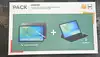 pack tablette samsung s10 fe+ avec book cover keyboard slim