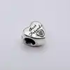pandora charm en argent en forme de coeur pour meilleures amies argent 925 millième (22 ct) 3,90g