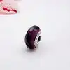 pandora charm verre de murano violet argent 925 millième (22 ct) 3,44g