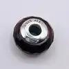 pandora charm verre de murano violet argent 925 millième (22 ct) 3,44g