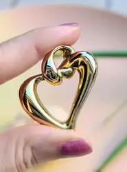 pendentif labriola coeur vidé or 750 millième (18 ct) 3,60g